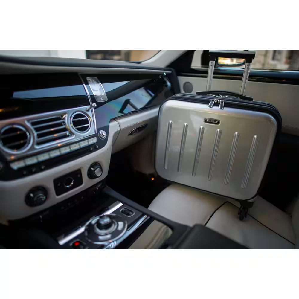 Beautiful Deluxe Expandable Luggage 4-Piece Softside Luggage Set, Blackcross